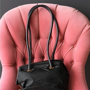 Vintage Celine Black Shoulder Bag